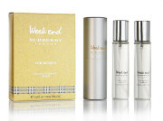 Burberry - Туалетные духи Burberry Weekend 3х20 ml (w)