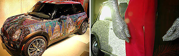 Кузов Mini, украшенный миллионом кристаллов от Swarovski - www.darkroastedblend.com