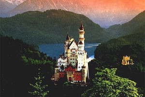 Замок Neuschwanstein. Бавария. Германия