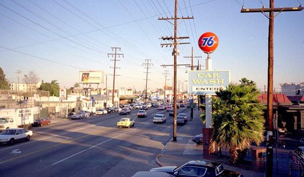 Улица Венеция. Лос-Анджелес. 1990 год.