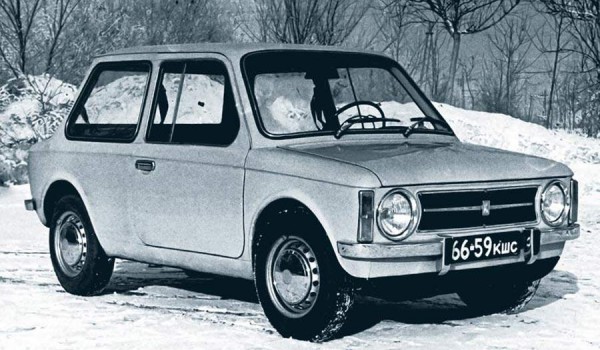Экспериментальный переднеприводный ВАЗ-2Э 1101, 1973 год. 