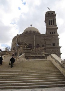 В гости к коптским христианам в Каире. Каир. 2011 год.
